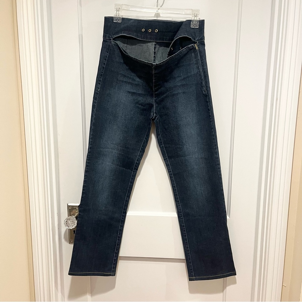 Versace Jeans Couture Straight Leg Denim Jeans 32 Waist Cutout